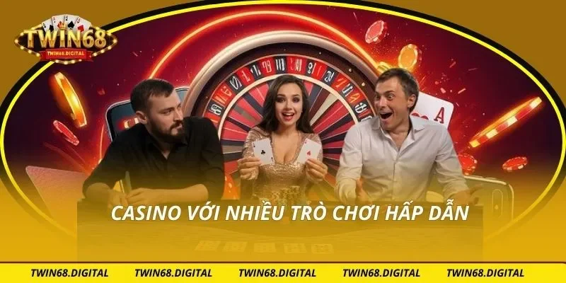 Casino với nhiều trò chơi hấp dẫn